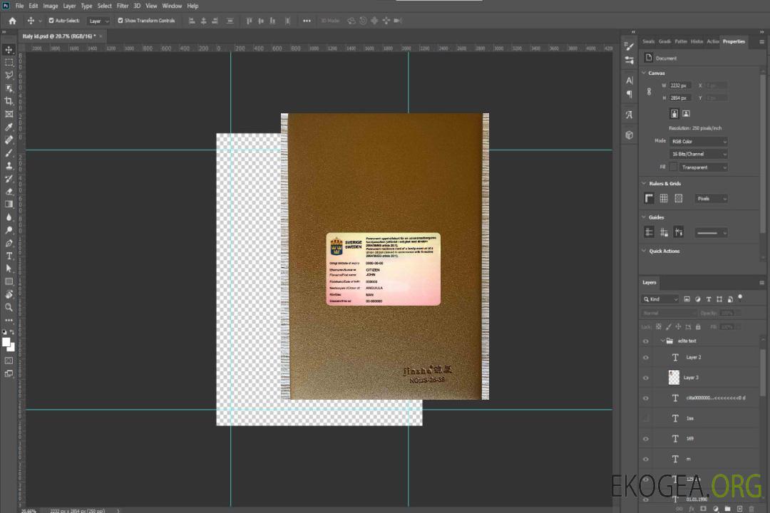 Photolook de la carte de séjour permanent en Suède AVANT template Photolook de la carte de séjour permanent en Suède AVANT template